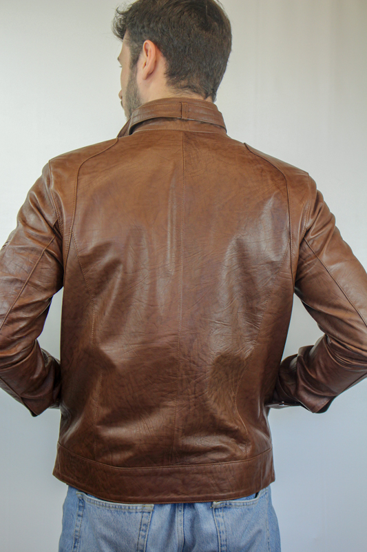 Blouson Milano Pain brulé de dos mains dans les poches