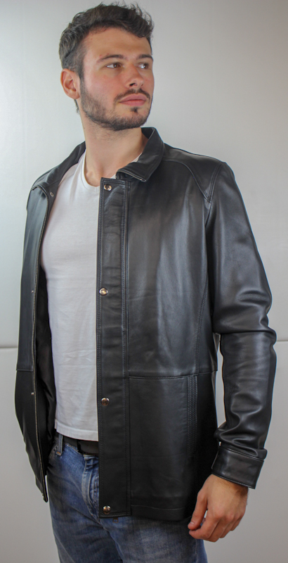 Manteau et 3/4 en cuir