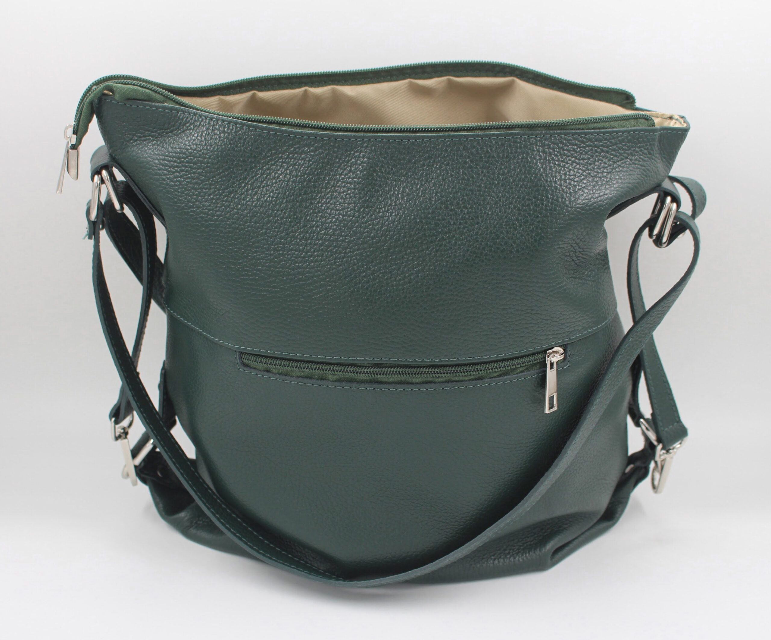 Sac en cuir vachette vert – Image 3