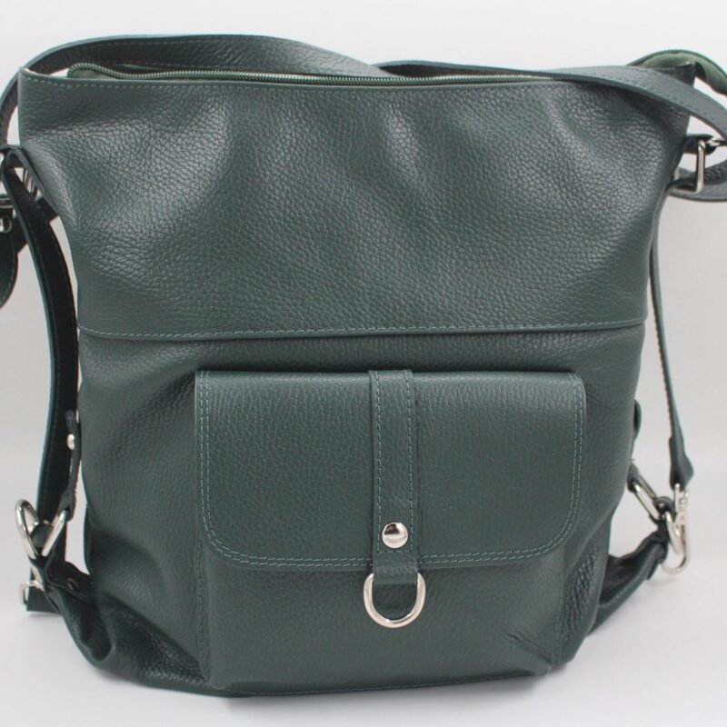 Sac en cuir vachette vert
