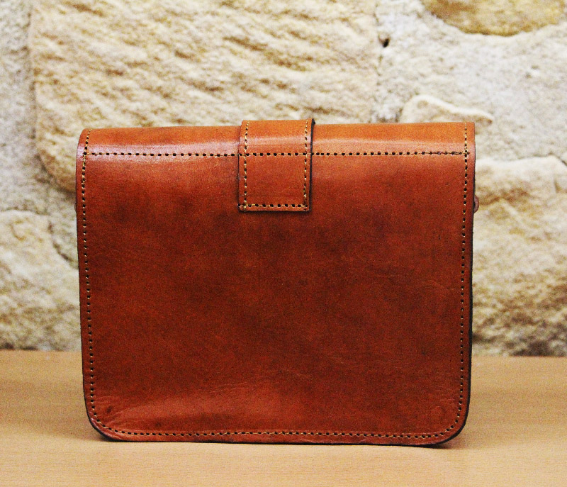 Sac en cuir marron – Image 3