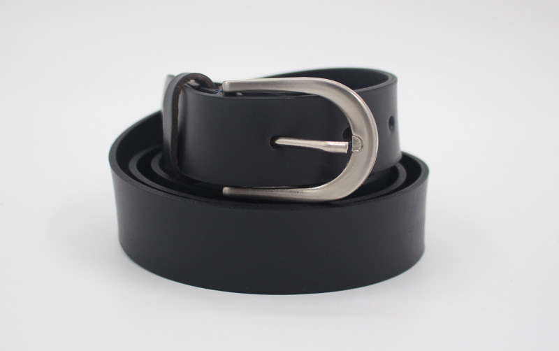 Ceinture en cuir bleu