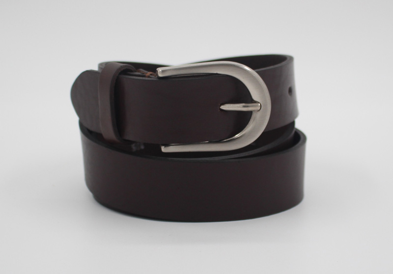 Ceinture en cuir marron