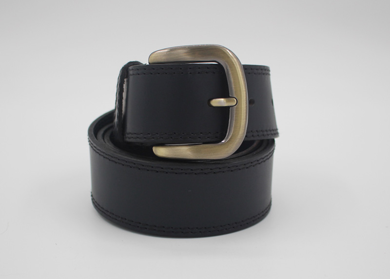 Ceinture en cuir bleu