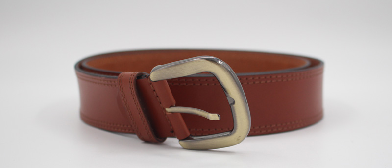 Ceinture en cuir camel – Image 3