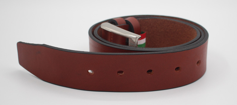 Ceinture en cuir camel lisse – Image 3