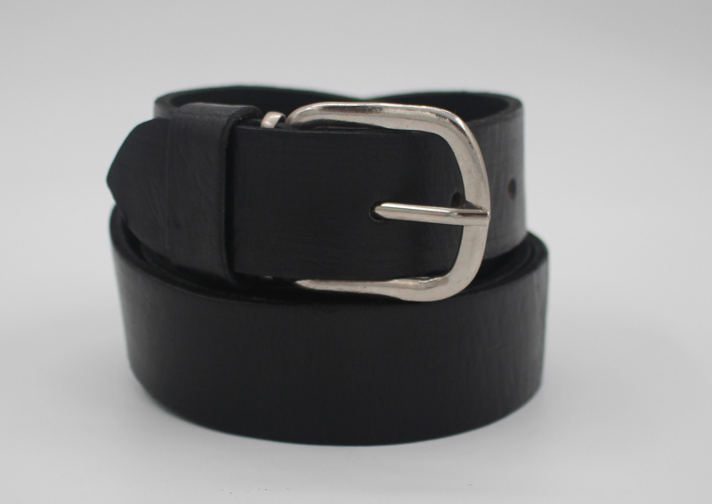 Ceinture en cuir noir