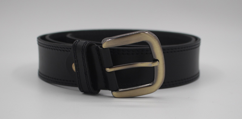 Ceinture en cuir noir – Image 2