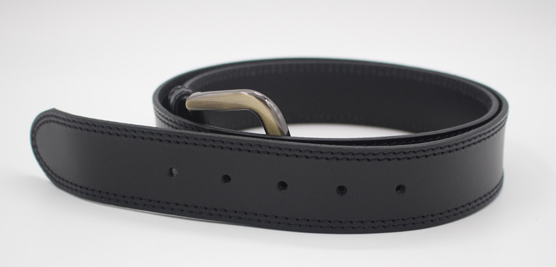 Ceinture en cuir noir – Image 3