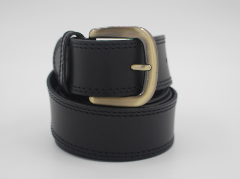 Ceinture en cuir noir