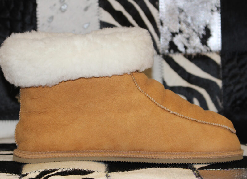 chausson mouton pour l'hiver