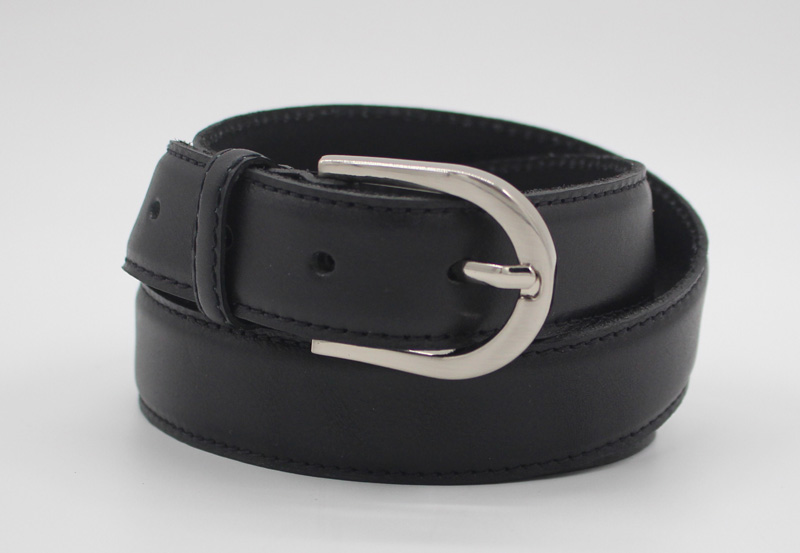Ceinture en cuir noir