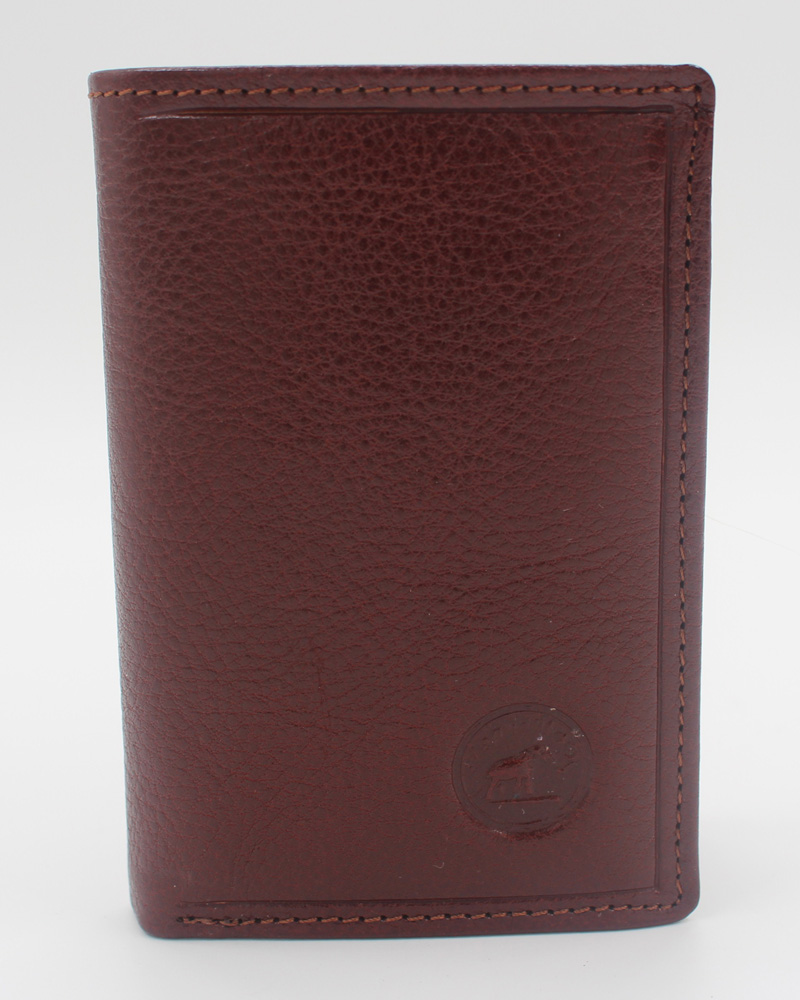 Porte carte cuir vachette marron