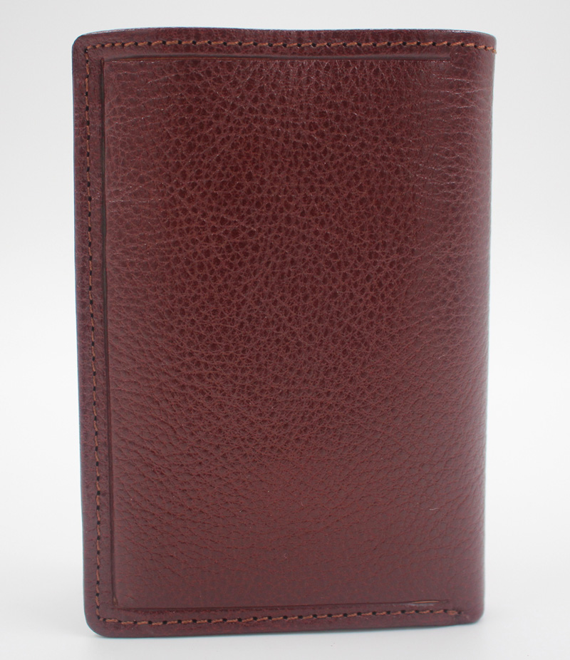 Porte carte cuir vachette marron – Image 2