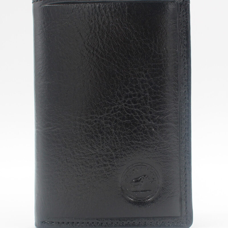 Porte carte cuir vachette noir