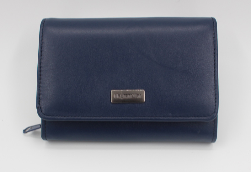 Portefeuille cuir vachette rouge