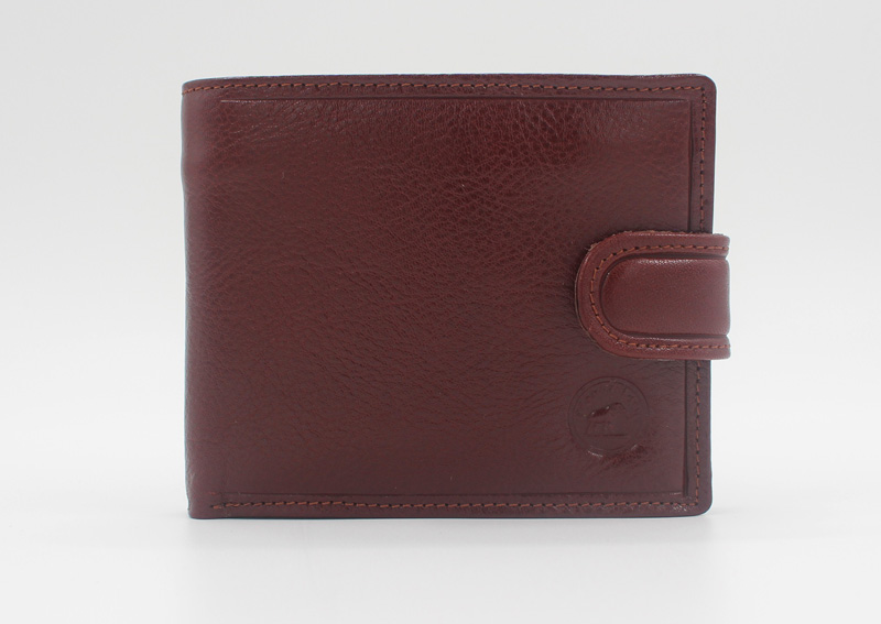 Portefeuille cuir vachette marron