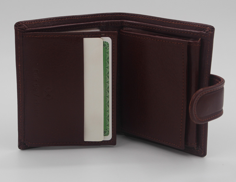 Portefeuille cuir vachette marron – Image 3