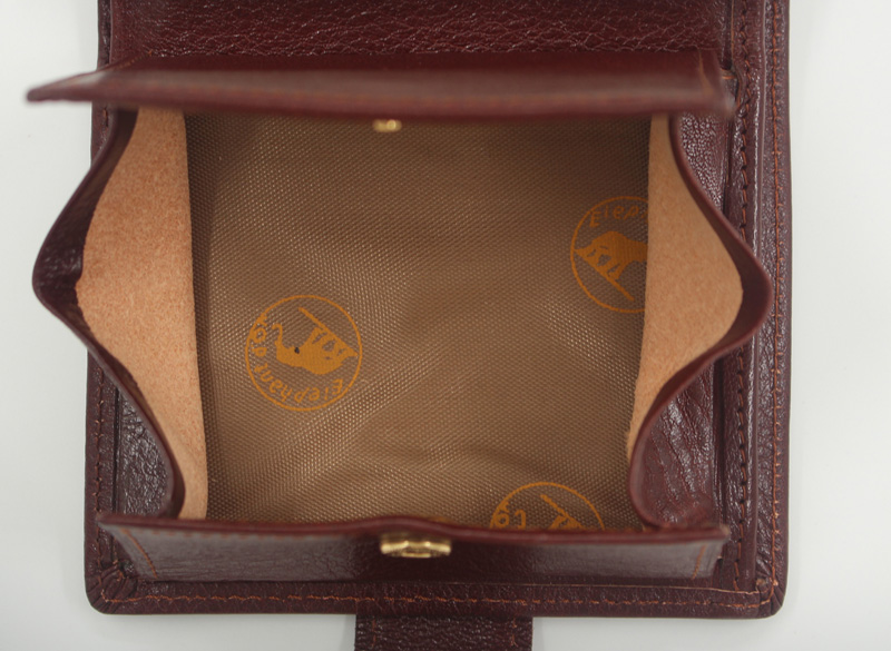 Portefeuille cuir vachette marron – Image 4