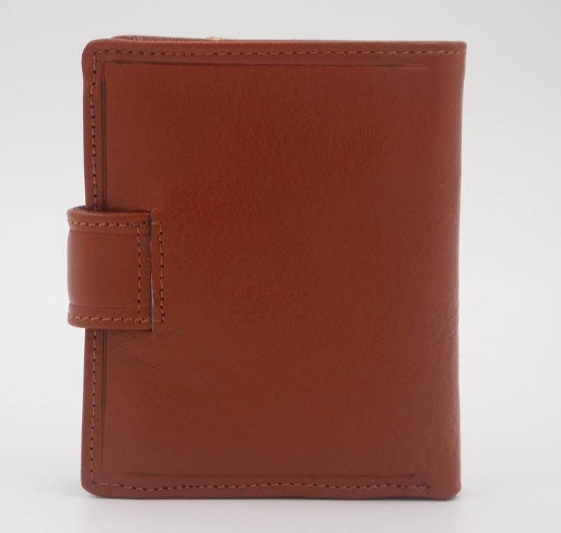 Portefeuille cuir vachette camel – Image 2