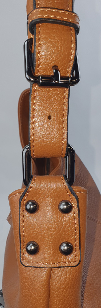 Sac à main en cuir camel – Image 5