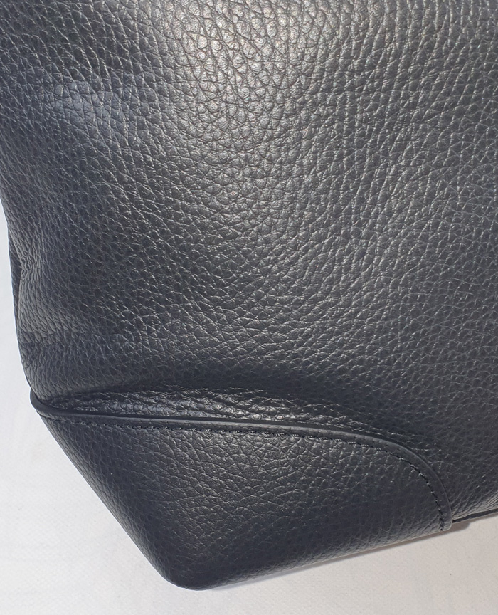Sac à main cuir grainé noir – Image 4