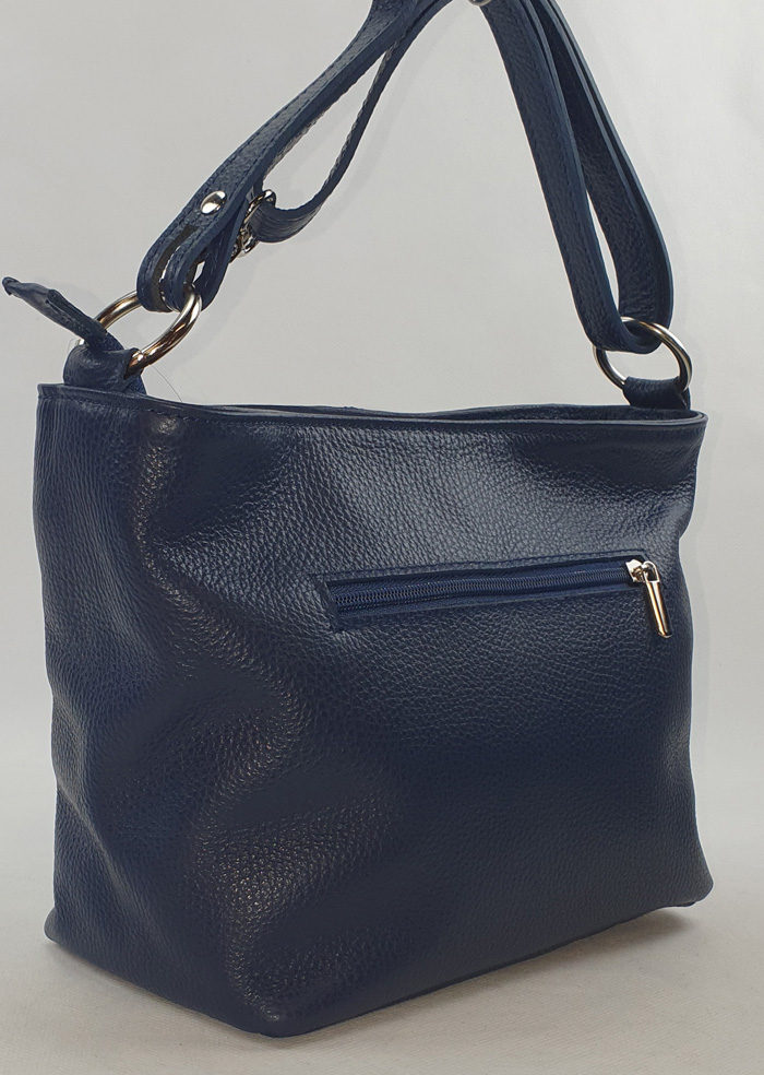Sac à main en cuir noir – Image 4