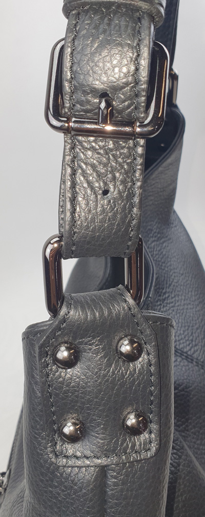 Sac à main cuir grainé noir – Image 5