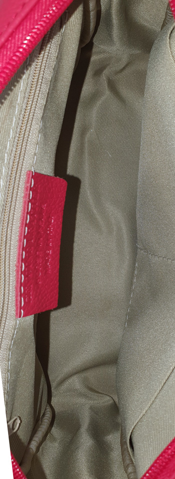 Sac à main en cuir rouge – Image 5
