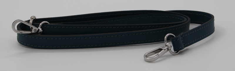 Sac à main en cuir vachette bleu – Image 4