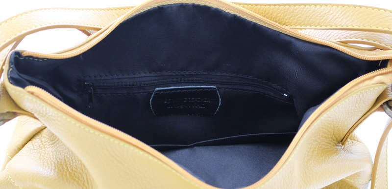 Sac en cuir vachette jaune – Image 4