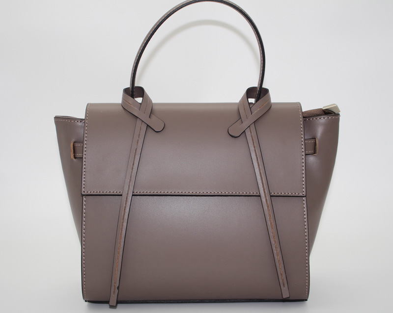 Sac à main en cuir vachette marron