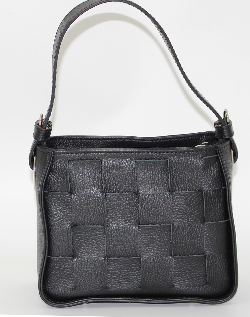 Sac à main en cuir noir – Image 5
