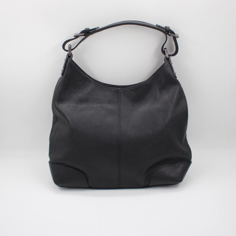 Sac à main en cuir noir