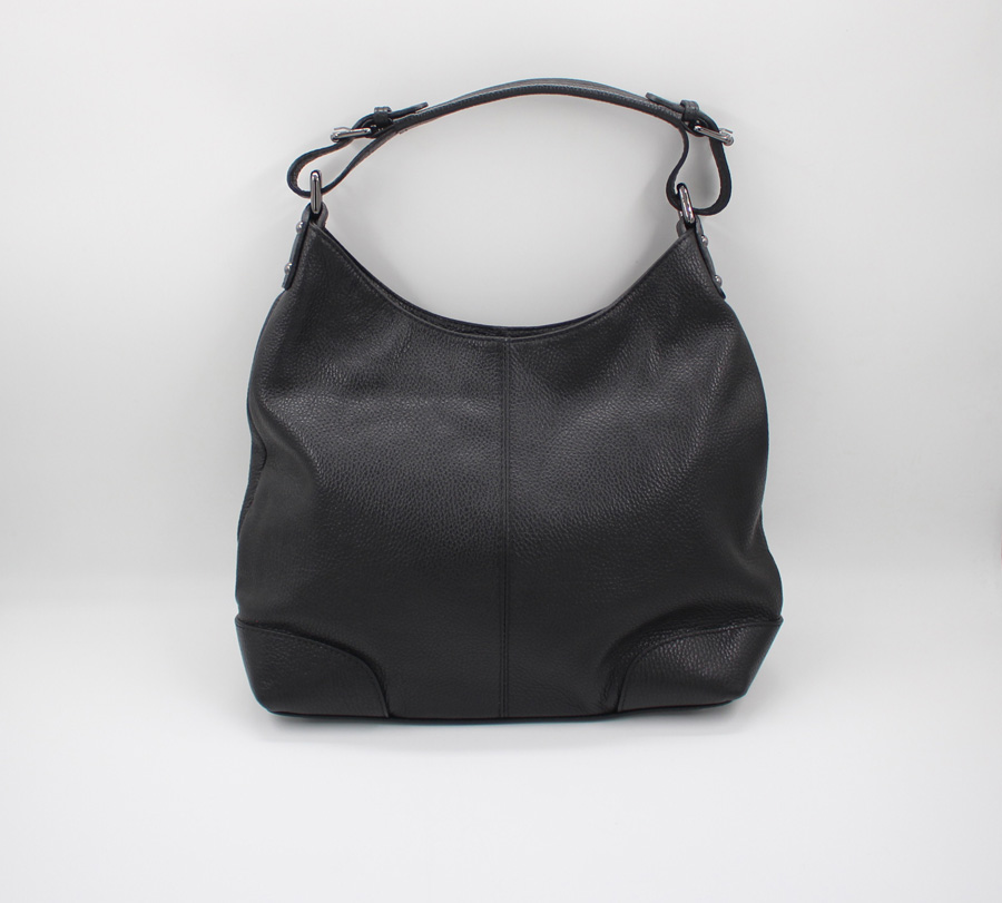 Sac à main en cuir noir