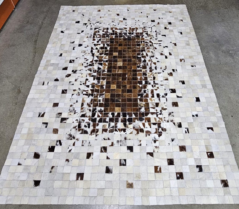 tapis  Patchwork petit carreaux 200x300